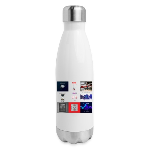 Album Art Mosaic - Insulated Stainless Steel Water Bottle