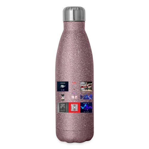 Album Art Mosaic - Insulated Stainless Steel Water Bottle