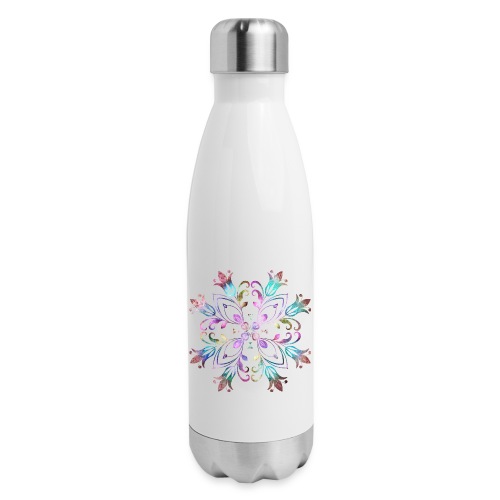 Native American Indigenous Indian Blossom Flower - Insulated Stainless Steel Water Bottle