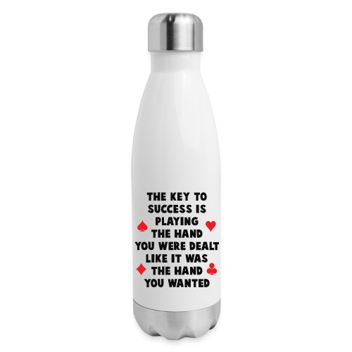 poker succes casino Texas Hold’em las vegas gifts - 17 oz Insulated Stainless Steel Water Bottle