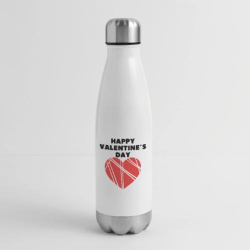 Valentine's Day Fashion February 14, Love Day. - 17 oz Insulated Stainless Steel Water Bottle