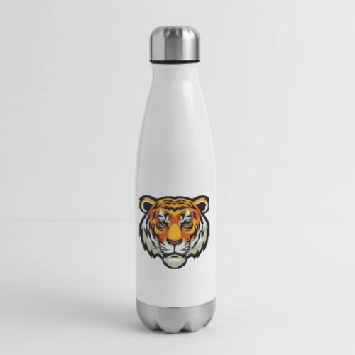Tiger Fashion Feline Animal, Tiger Willing Success - 17 oz Insulated Stainless Steel Water Bottle