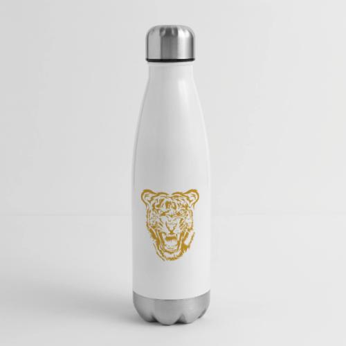 Roar into Adventure: Discover Tiger Souvenirs - 17 oz Insulated Stainless Steel Water Bottle