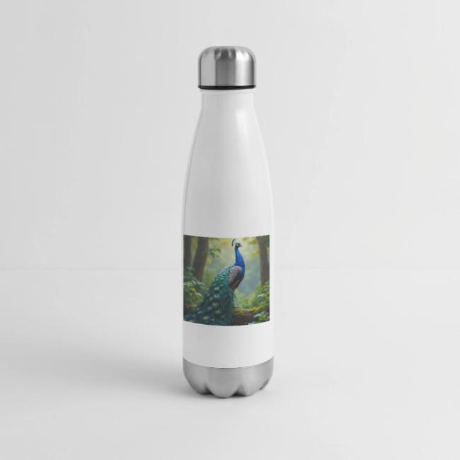 Majestic Peacock in Enchanted Forest