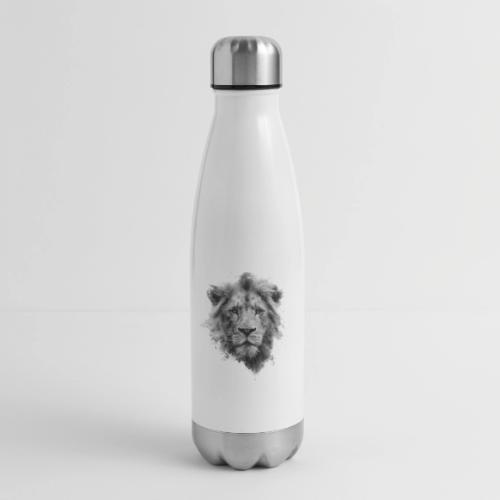 Lion: Monochrome King - 17 oz Insulated Stainless Steel Water Bottle