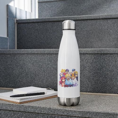 Thrill Rush Anime Squad Streetwear - 17 oz Insulated Stainless Steel Water Bottle