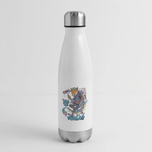 Kitsune Street Rebel - 17 oz Insulated Stainless Steel Water Bottle