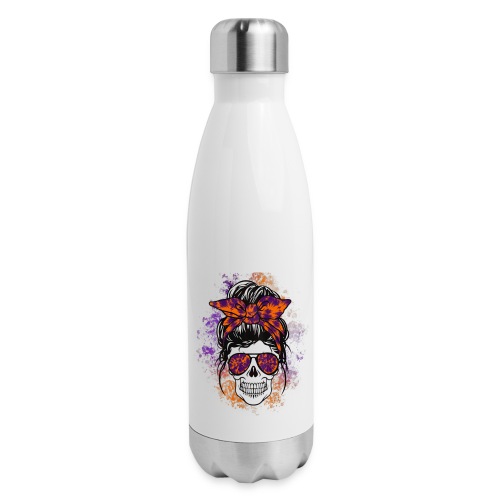 Hippie Skull - Insulated Stainless Steel Water Bottle