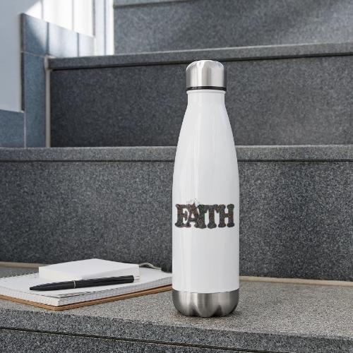 FAITH - 17 oz Insulated Stainless Steel Water Bottle