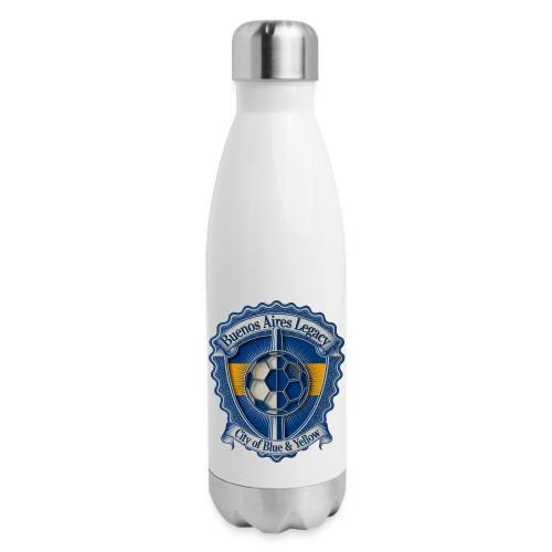 Buenos Aires Legacy T Shirt, Soccer City Pride Gif - 17 oz Insulated Stainless Steel Water Bottle