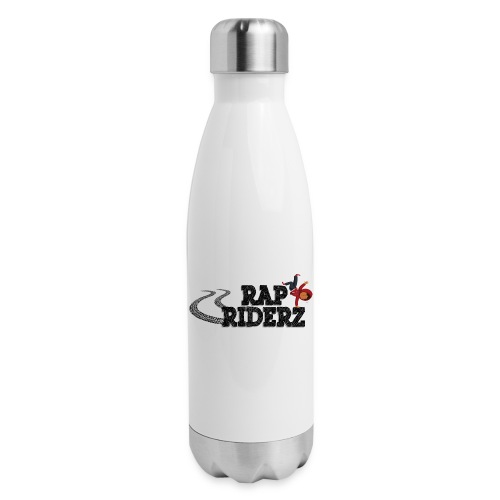 RapRiderzLogo - 17 oz Insulated Stainless Steel Water Bottle