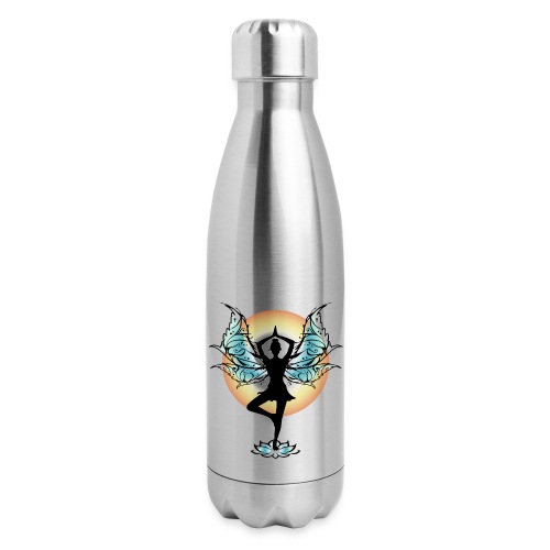 Tree Pose Yoga Fairy - Insulated Stainless Steel Water Bottle