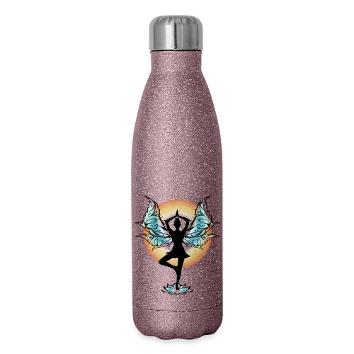 Tree Pose Yoga Fairy - Insulated Stainless Steel Water Bottle