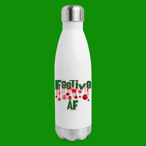 Festive AF - Insulated Stainless Steel Water Bottle
