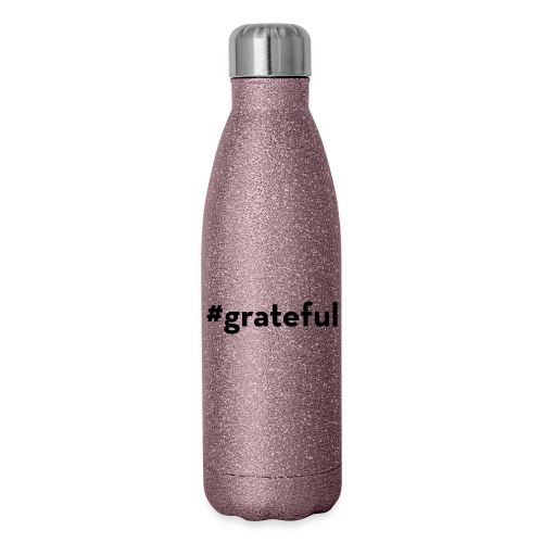 MMI tShirt #grateful - Insulated Stainless Steel Water Bottle