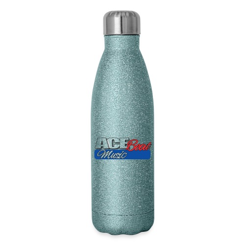 AceBeat Music Logo - 17 oz Insulated Stainless Steel Water Bottle