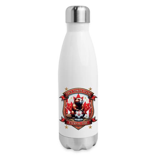 Canada Beaver Crest T-Shirt, Pride Badge Gift - 17 oz Insulated Stainless Steel Water Bottle