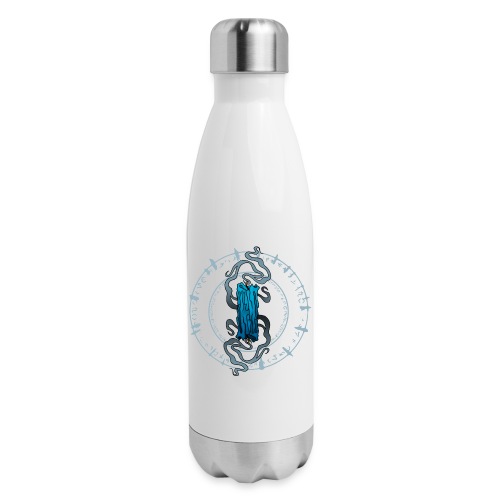 Chandelle bleu - 17 oz Insulated Stainless Steel Water Bottle