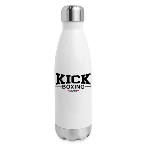 KICKBOXING MIAMI - 17 oz Insulated Stainless Steel Water Bottle