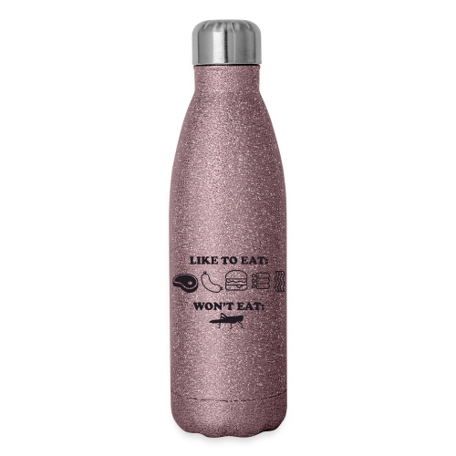 I Eat Meat I Do Not Eat Crickets - Insulated Stainless Steel Water Bottle