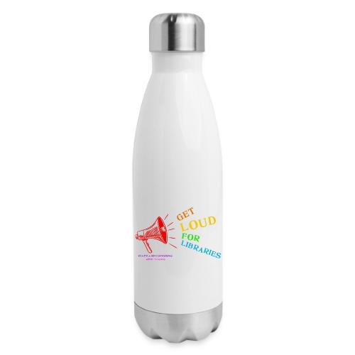 OLA PNLA 2026 Logo smaller conference info - 17 oz Insulated Stainless Steel Water Bottle