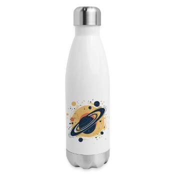Cosmic Serenity - 17 oz Insulated Stainless Steel Water Bottle - white - Right