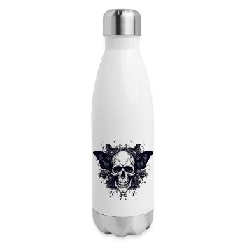 Dark Serenity - 17 oz Insulated Stainless Steel Water Bottle - white - Right