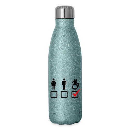 Female wheelchair user, check! - Insulated Stainless Steel Water Bottle