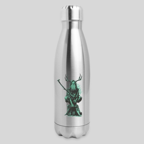 Leshy Grey/Turquoise - 17 oz Insulated Stainless Steel Water Bottle