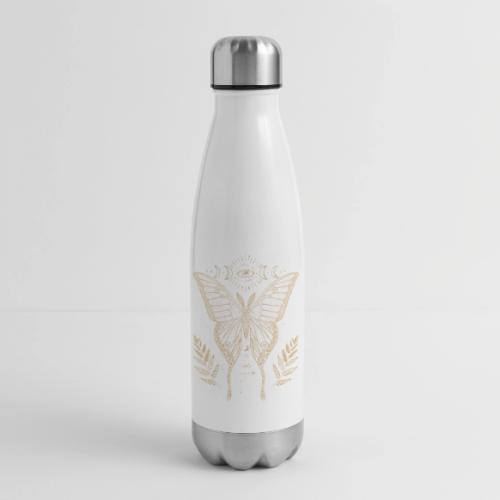 Third Eye Butterfly - Moon Cycle Design - 17 oz Insulated Stainless Steel Water Bottle
