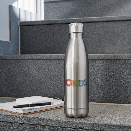 coders22 Logo - 17 oz Insulated Stainless Steel Water Bottle