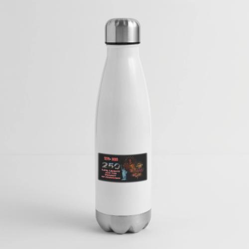 1776 - 2026 - 250 Years USA | Fireworks - 17 oz Insulated Stainless Steel Water Bottle