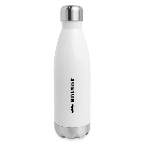 MOVEMBER LOGO - Insulated Stainless Steel Water Bottle