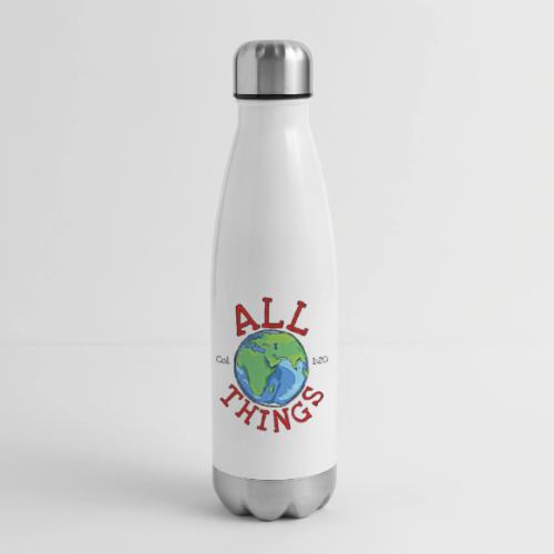 All Things Globe - 17 oz Insulated Stainless Steel Water Bottle