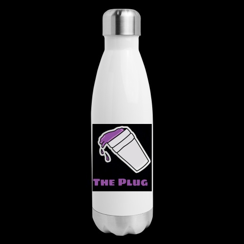 the Plug logo - 17 oz Insulated Stainless Steel Water Bottle