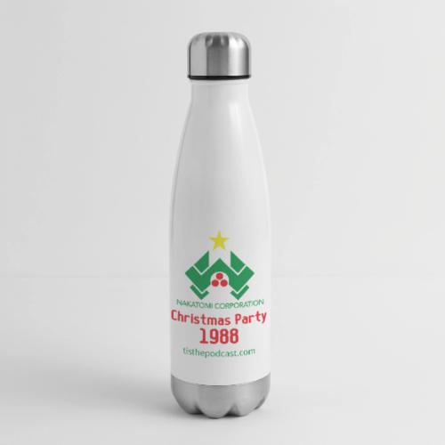 Nakatomi Christmas Party 1988 - 17 oz Insulated Stainless Steel Water Bottle