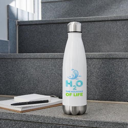 The Molecule of Life - 17 oz Insulated Stainless Steel Water Bottle