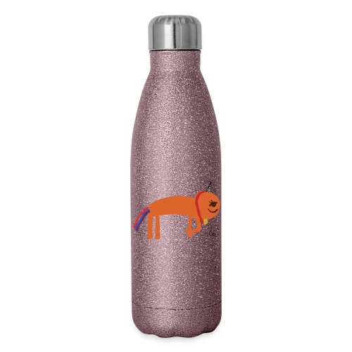 Orange unicorn - Insulated Stainless Steel Water Bottle