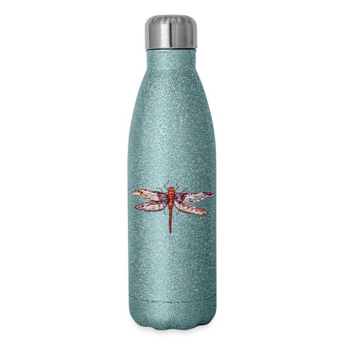 Dragonfly red - Insulated Stainless Steel Water Bottle