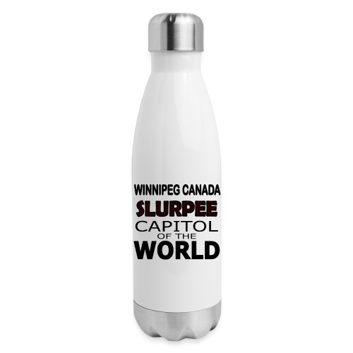 Slurpee Black - Insulated Stainless Steel Water Bottle