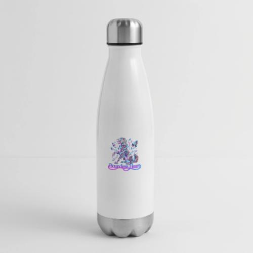 Boundless Heart Neon Galaxy Dog Shirt - 17 oz Insulated Stainless Steel Water Bottle