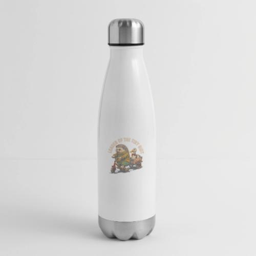 Leader of the Tiny Riot Design - 17 oz Insulated Stainless Steel Water Bottle