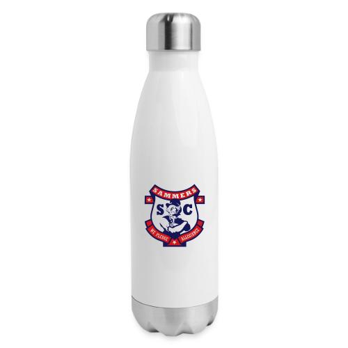 Sammers Logo EPS White - 17 oz Insulated Stainless Steel Water Bottle