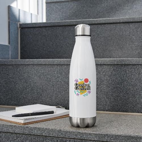 Gordon Gartrell Inspired Retro 80s T-Shirt - 17 oz Insulated Stainless Steel Water Bottle