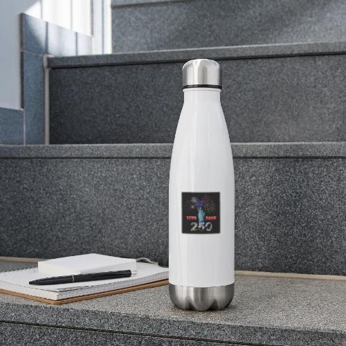 1776 - 2026 - 250 Years USA | Fireworks - 17 oz Insulated Stainless Steel Water Bottle