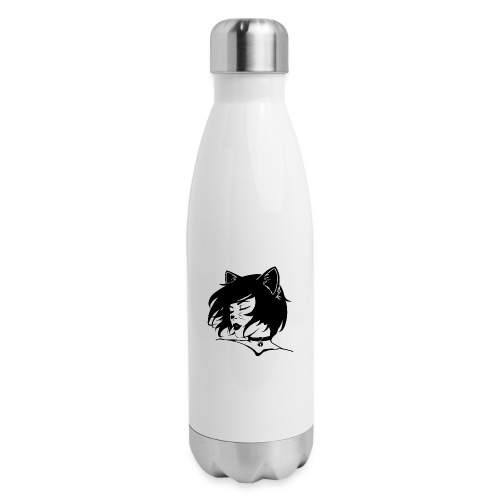Cute Kitty Cat Halloween Costume (Tail on Back) - Insulated Stainless Steel Water Bottle