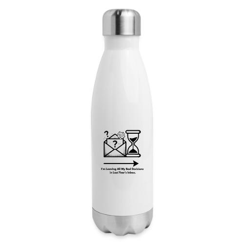 Last Year's Inbox T-Shirt - 17 oz Insulated Stainless Steel Water Bottle