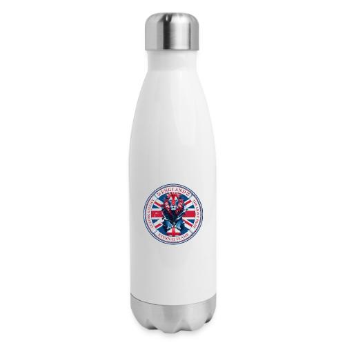 England Lion Emblem T Shirt, Flag Pride Gift - 17 oz Insulated Stainless Steel Water Bottle
