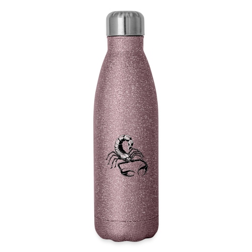 scorpion - silver - grey - Insulated Stainless Steel Water Bottle