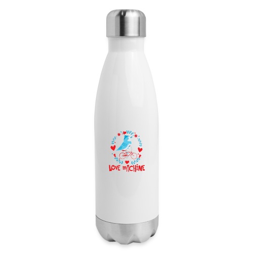 Cute Love Machine Bird - Insulated Stainless Steel Water Bottle